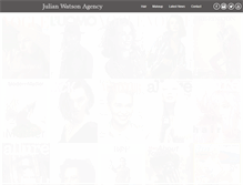 Tablet Screenshot of julianwatsonagency.com